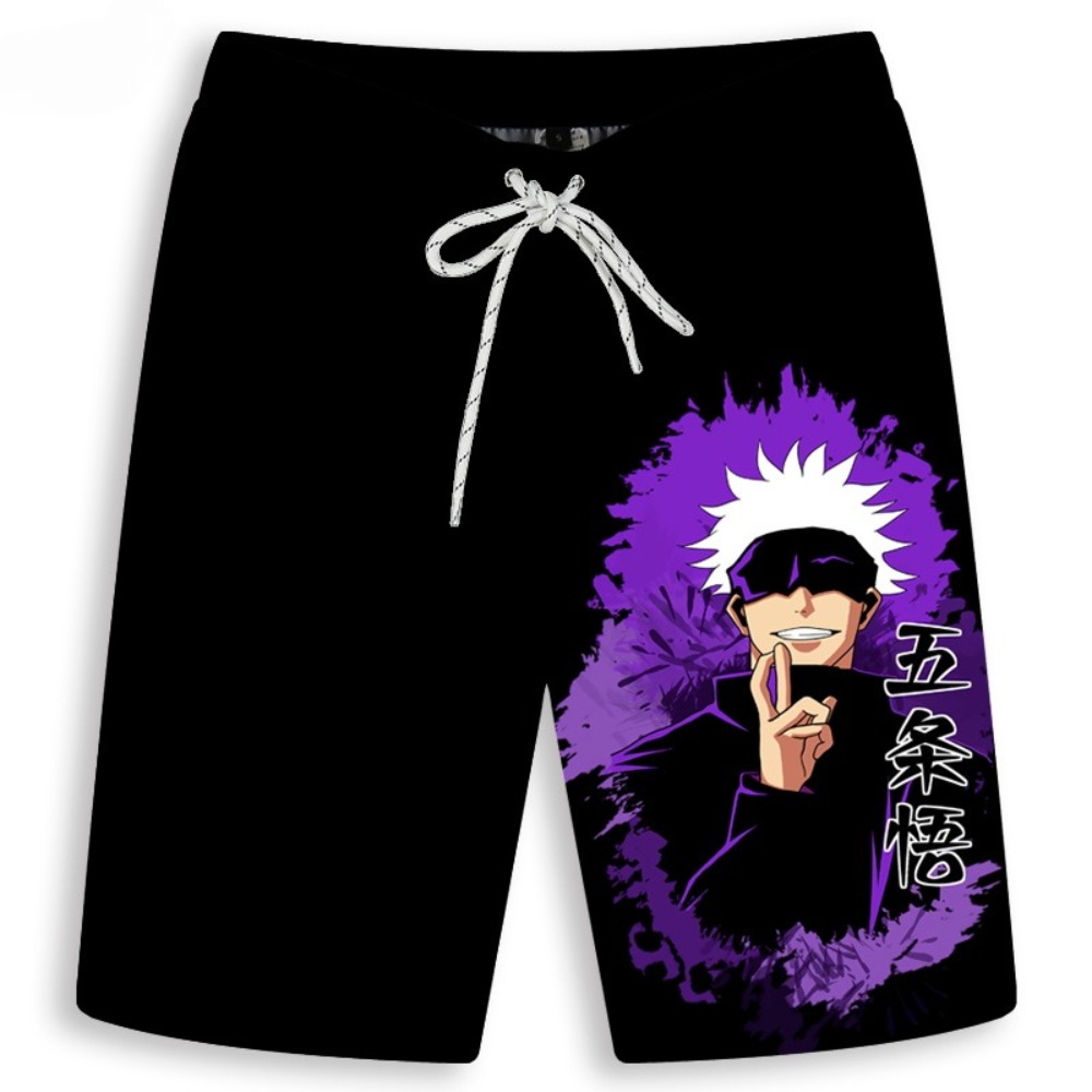 Men Shoes Japan - Men's Gojo Satoru Printed Shorts Man