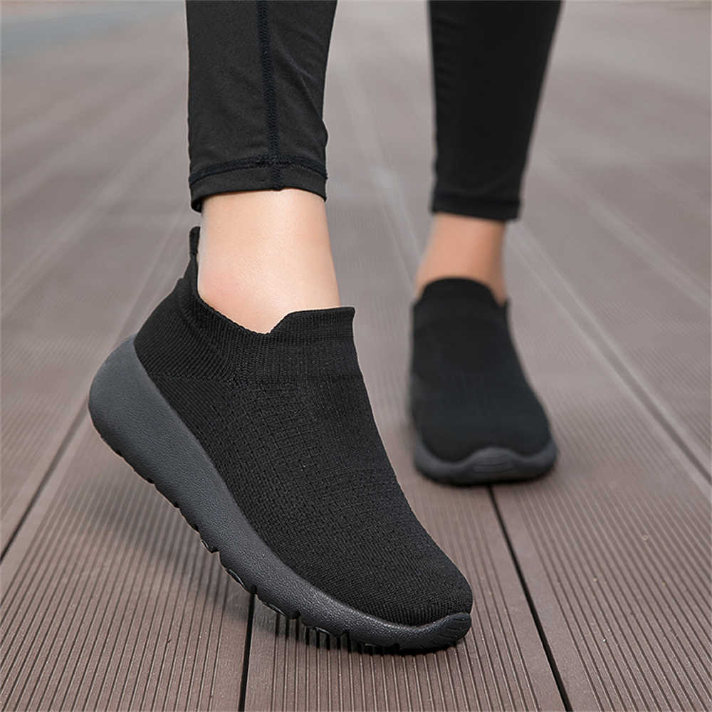 Running Shoes Lightweight - Lightweight Anti-skid Black School Shoes Woven