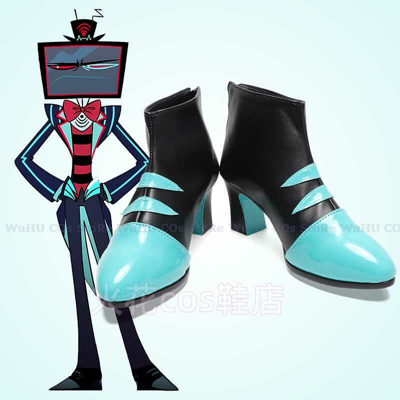 Men Shoes Japan - Haubin Lucifer Cosplay Hotel Vox Cosplay