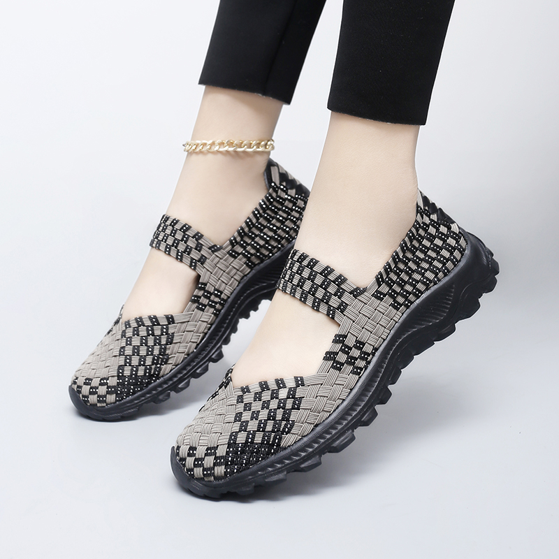 Running Shoes Lightweight - Women Shoes Summer Woven Sneakers Female