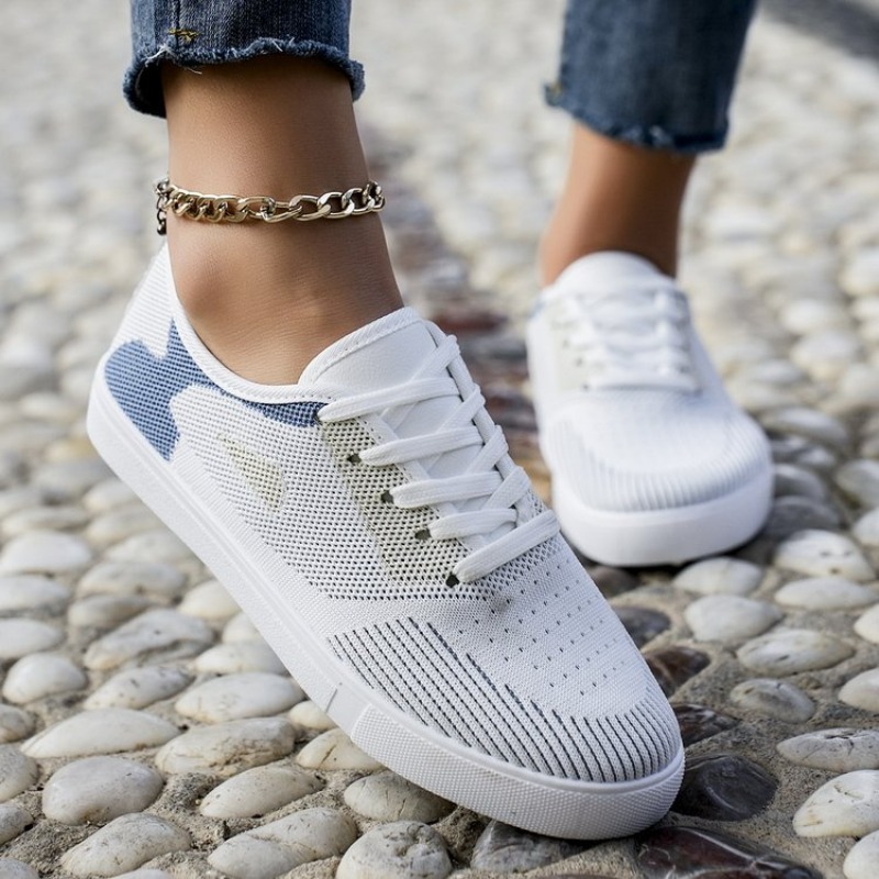 Women Casual Sneakers Woven Lo - Running Shoes Lightweight recension och pris