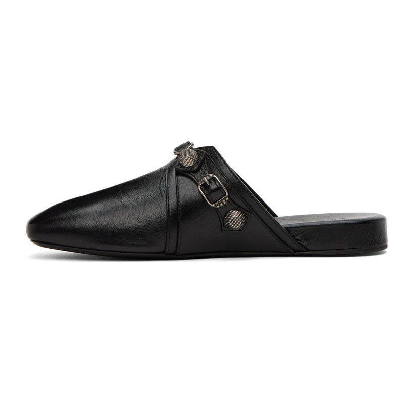 Black Soft Leather Square Toes - Loafer Slip On Men recension och pris