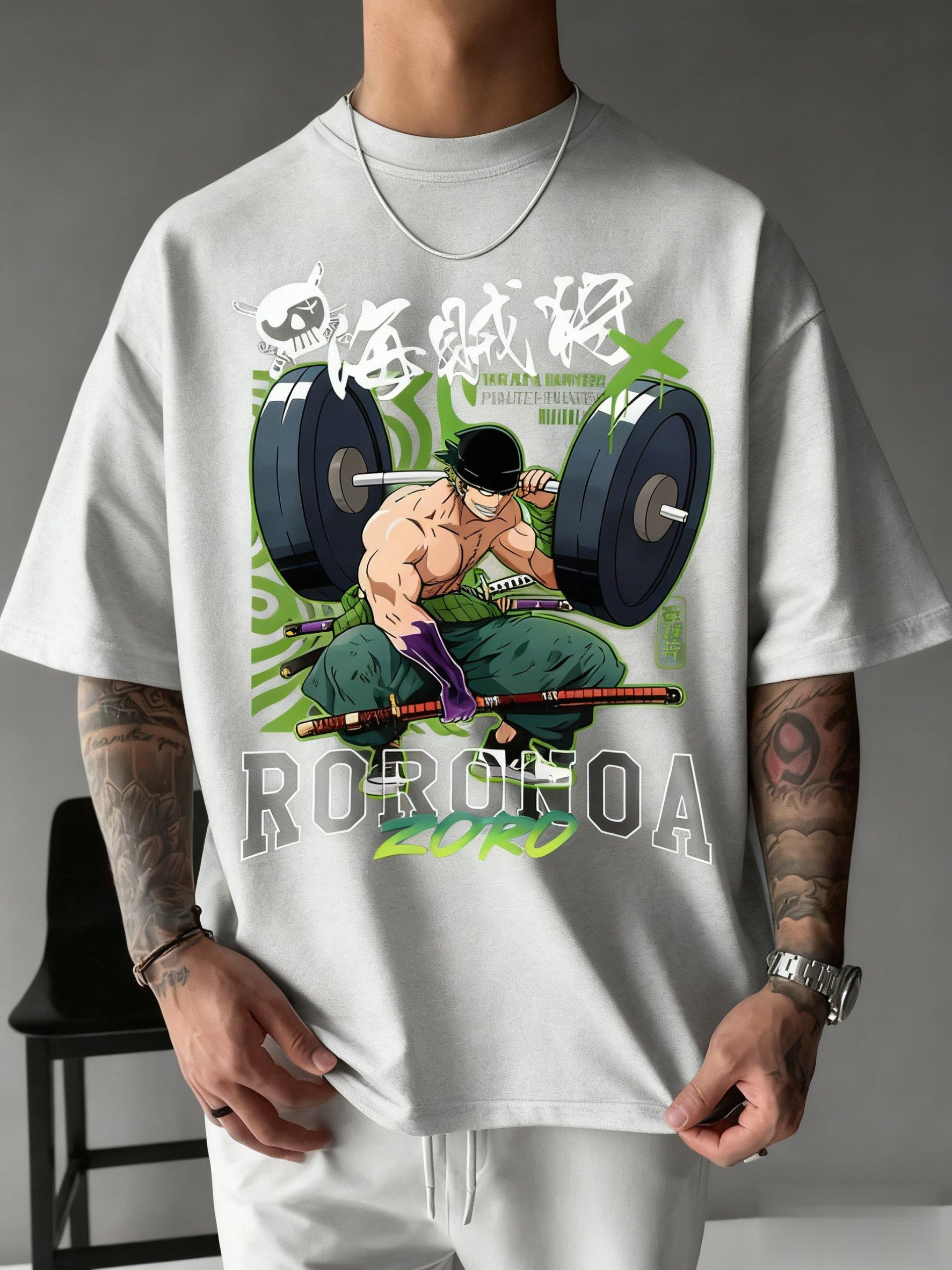 One Piece Zoro Anime Print T S - Men Shoes Japan recension och pris