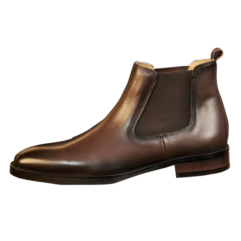 Retro Elegant Mens Chelsea Boo - Men Shoes For Wedding recension och pris