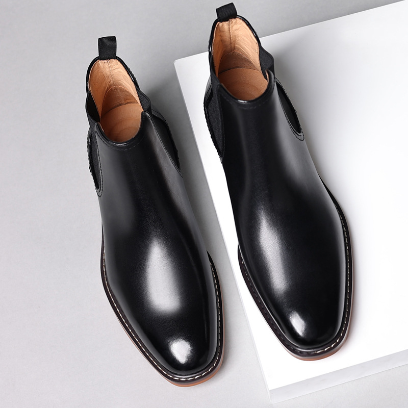 Fashion Mens Short Chelsea Boo - Men Shoes For Wedding recension och pris