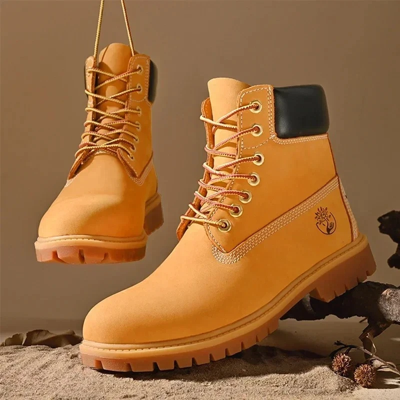 Boots Men High Top Boots High  - Men'S Shoes With Support recension och pris