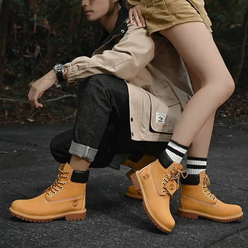 Boots Men High Top Boots High  - Men'S Shoes With Support recension och pris
